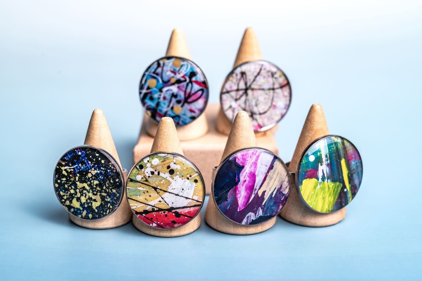 Anello Lollipop con colori vivaci e design giocoso