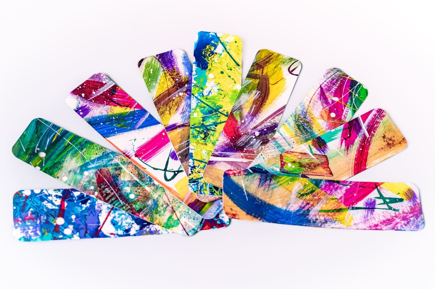 Segnalibro unico con design astratto e texture particolare